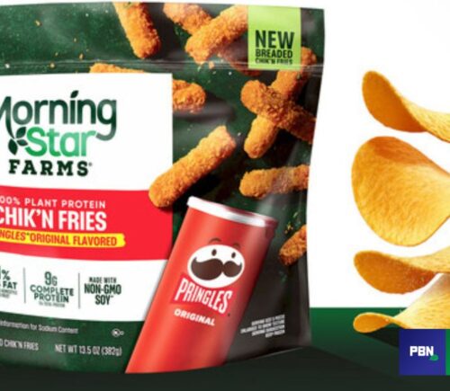 The Morning Star farms Pringles flavor vegan chicken fries