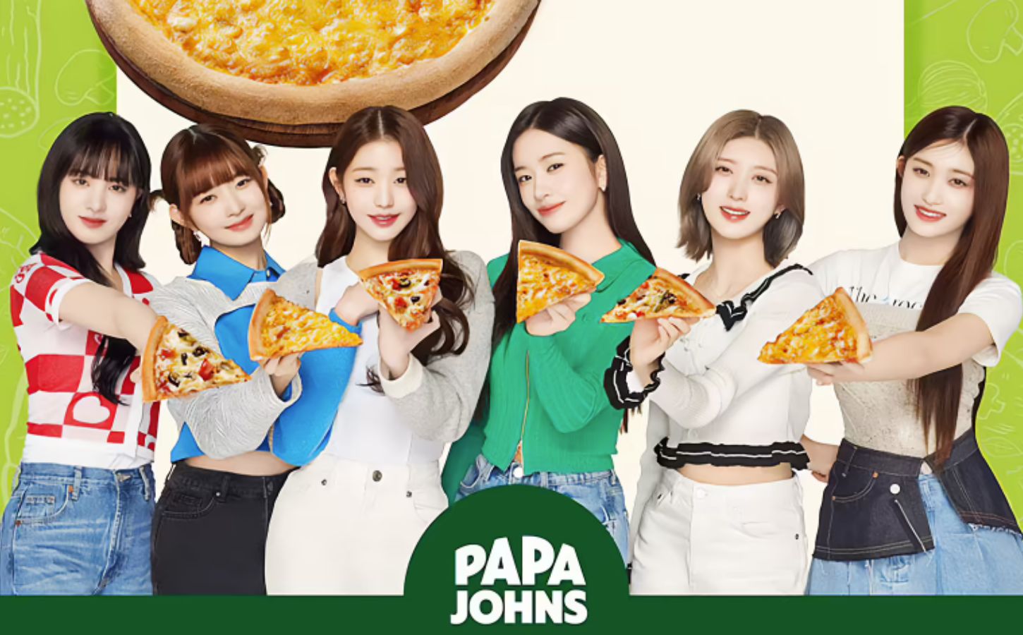 South Korea vegan Papa Johns pizza