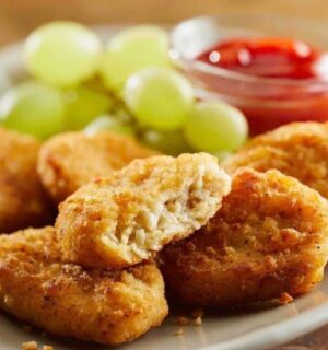 Vegan chicken made by plant-based tech company Rebellyous Foods