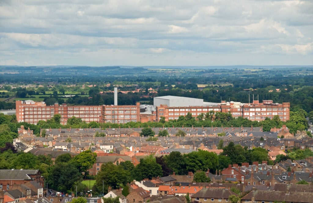 Nestle chocolate bar factory in York