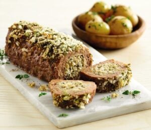 Aldi's vegan "No Lamb" roasting joint, which will soon be available to buy in the UK