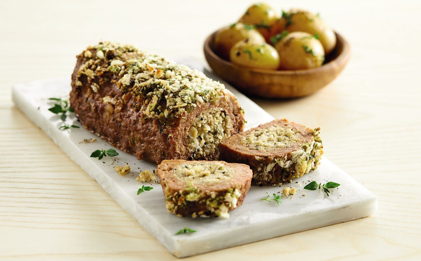 Aldi's vegan "No Lamb" roasting joint, which will soon be available to buy in the UK