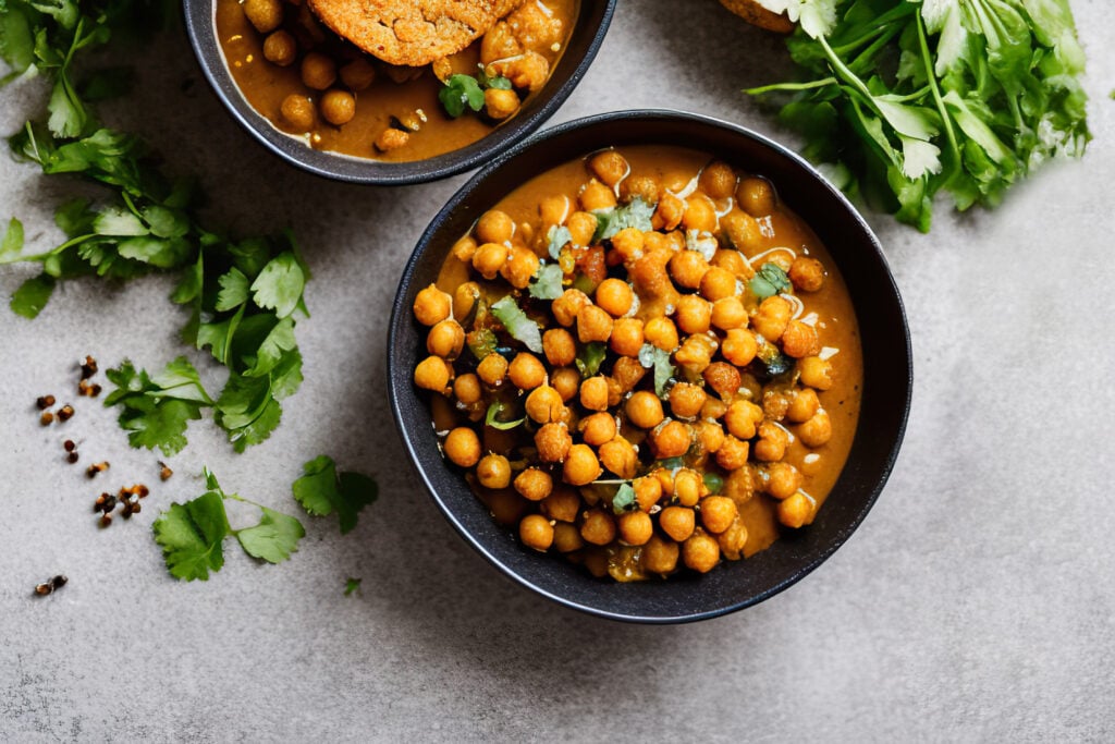Chickpeas are an easy and versatile vegan protein source