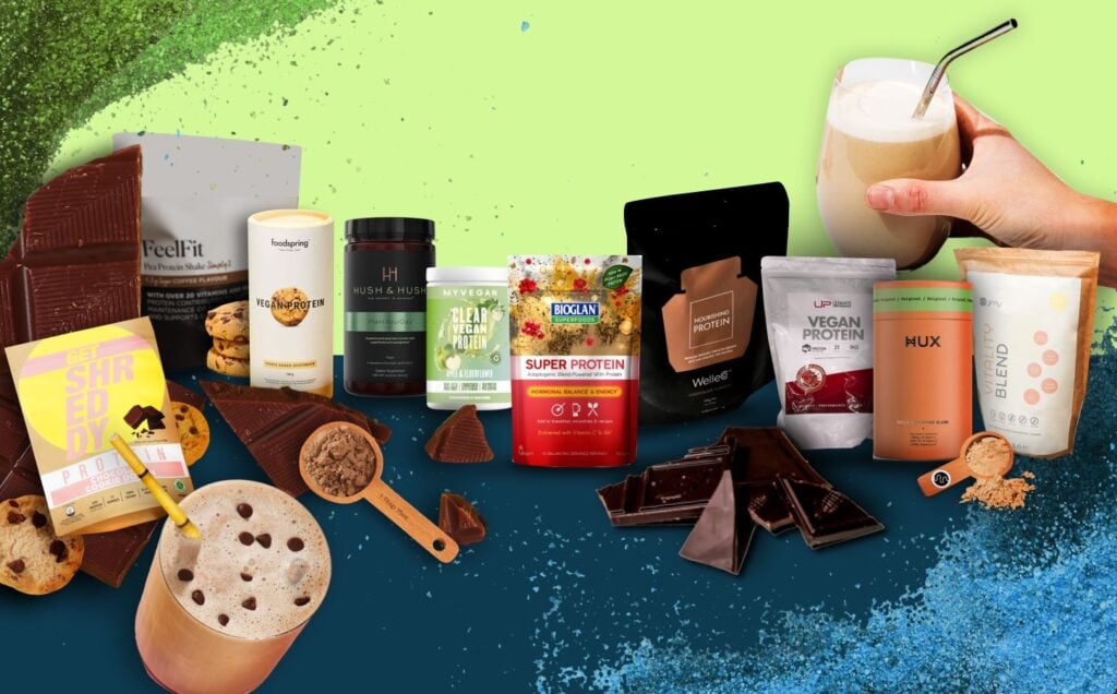 A selection of vegan protein powders that have been tested and honestly reviewed