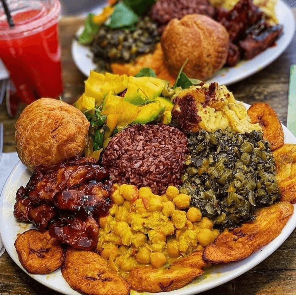 Caribbean plant-based food made by Eat of Eden