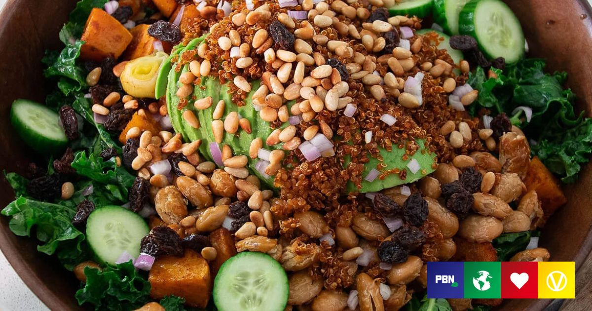 Roast Pumpkin And Kale Salad: Vegan Health Food But Not As You Know It - Kale And Pumpkin Guinea Pig Salad Recipe