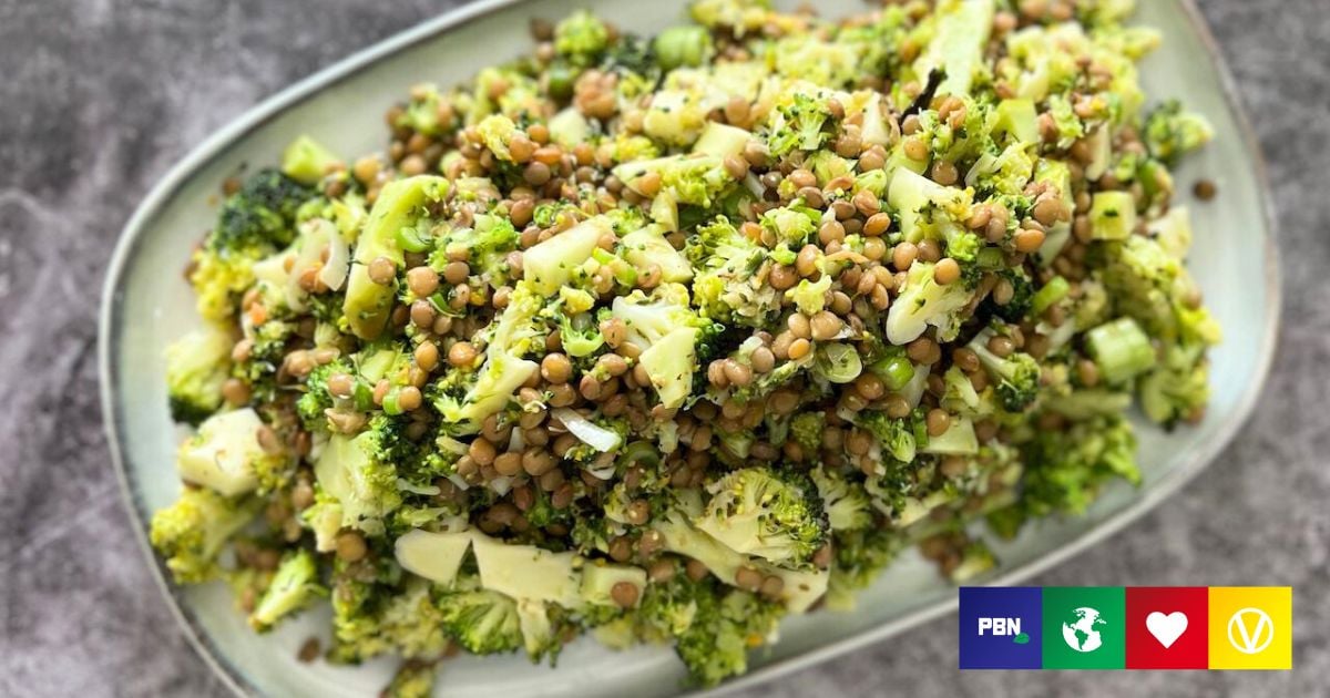 Need Iron? Try This Lentil And Broccoli Vegan Summer Salad Recipe