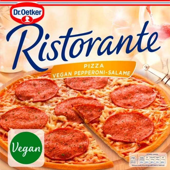 Dr. Oetker Ristorante new Vegan Pepperoni Salame pizza