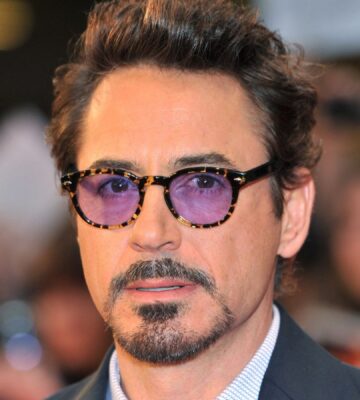 Plant-based celebrity Robert Downey Jr on the red carpet