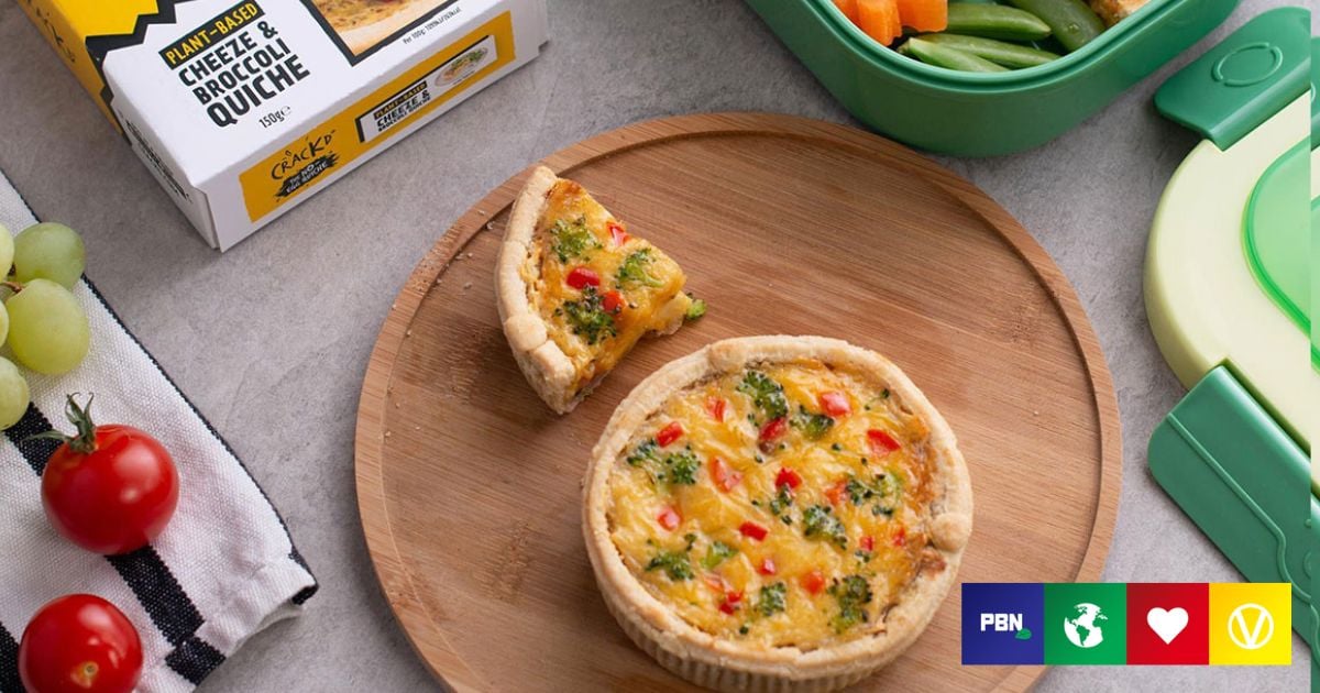 Crackd Debuts ‘UK’s First’ Vegan Quiche Lorraine, Plus Two More