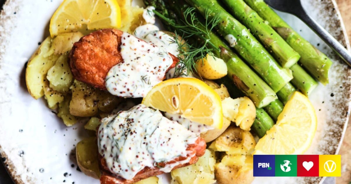 Turn Tofu Into Salmon With This Vegan Recipe (Ft. Creamy Dill Sauce)