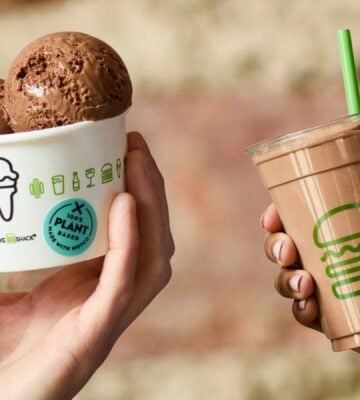 Shake Shack's NotCo vegan chocolate shake and dairy-free frozen custard that are now permanent menu additions in the US