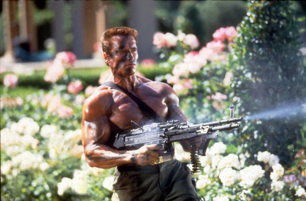 Mostly plant-based bodybuilder and actor Arnold Schwarzenegger