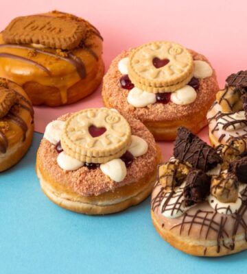 Vegan donuts from Doughnut Time in the UK