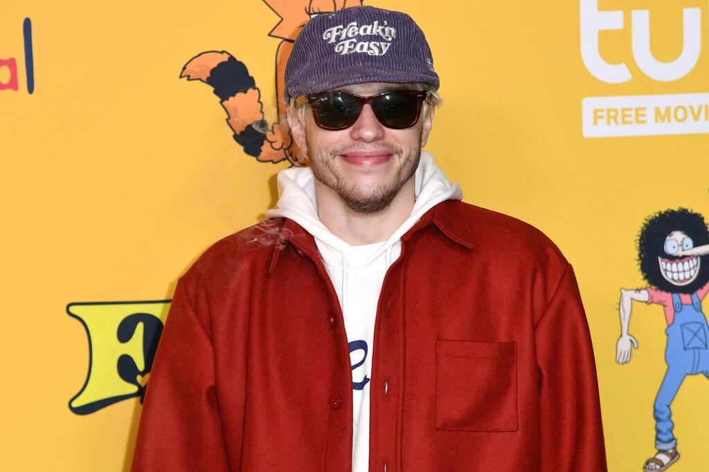 Celebrity Pete Davidson on the red carpet