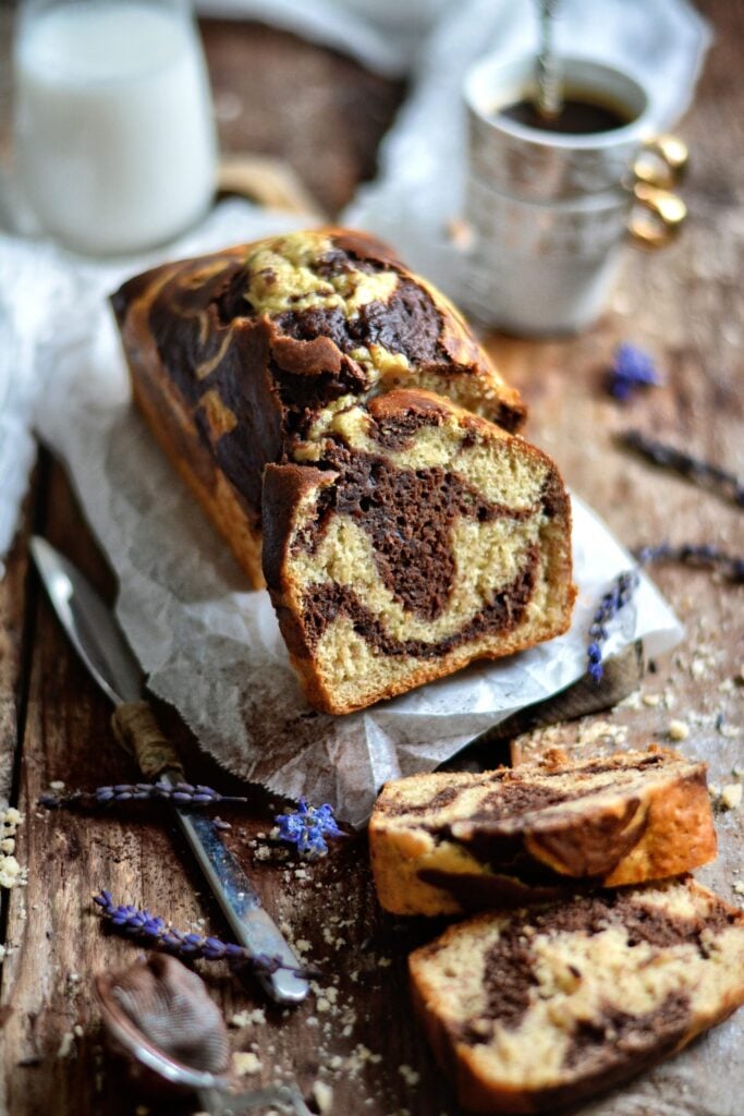 Oil-free vegan banana bread made with plant-based ingredients