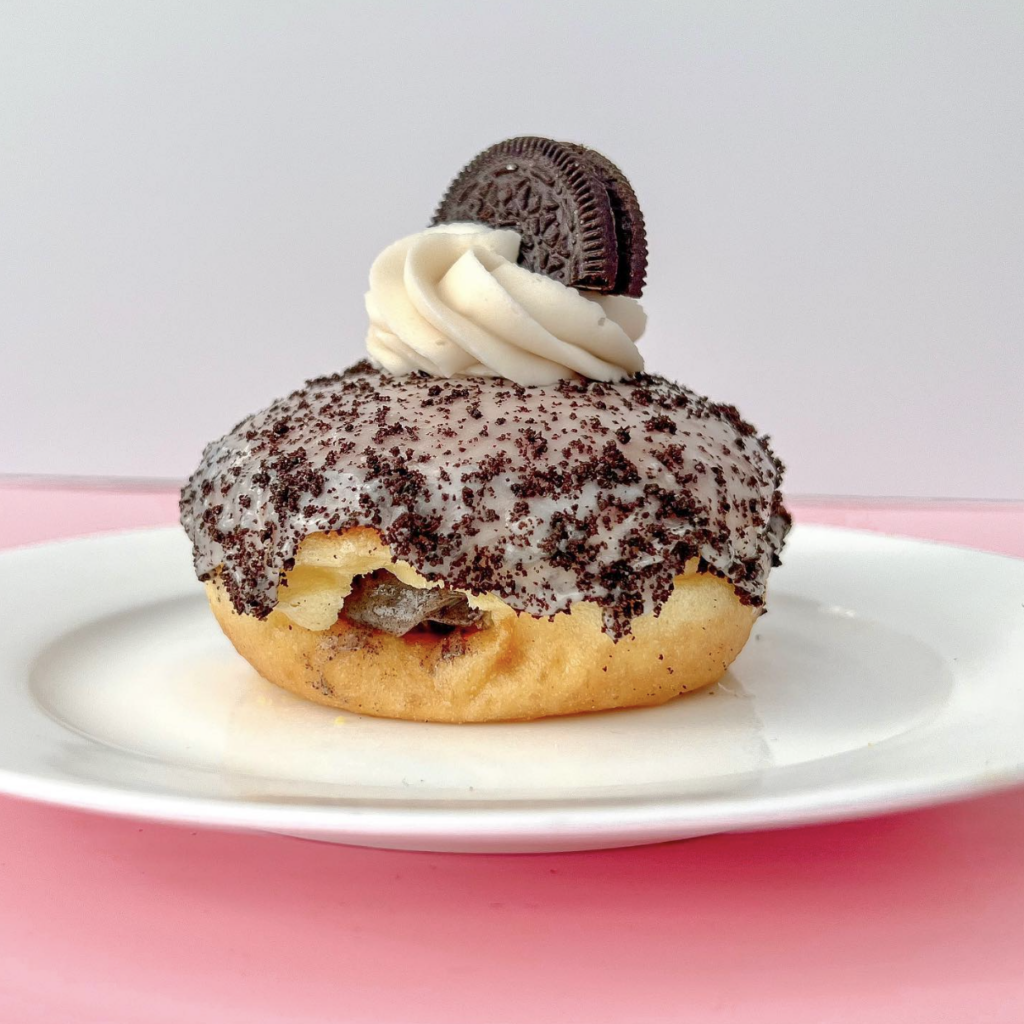 Vegan donut from Friendly Donuts in California