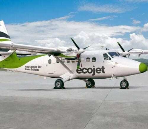 An eco-friendly Ecojet plane