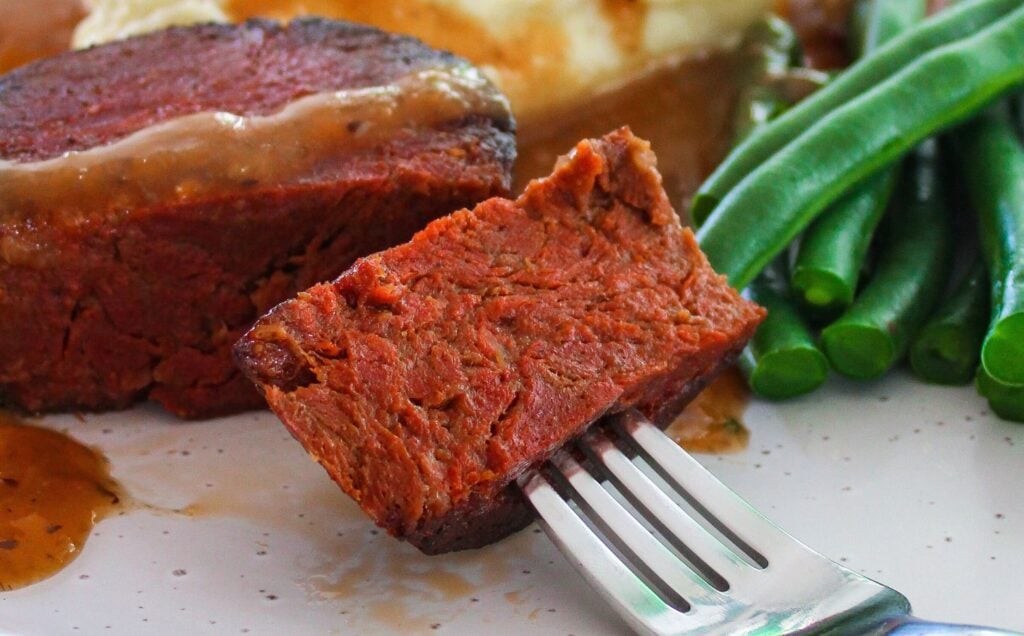 A realistic vegan steak from Australia-based brand Made With Plants