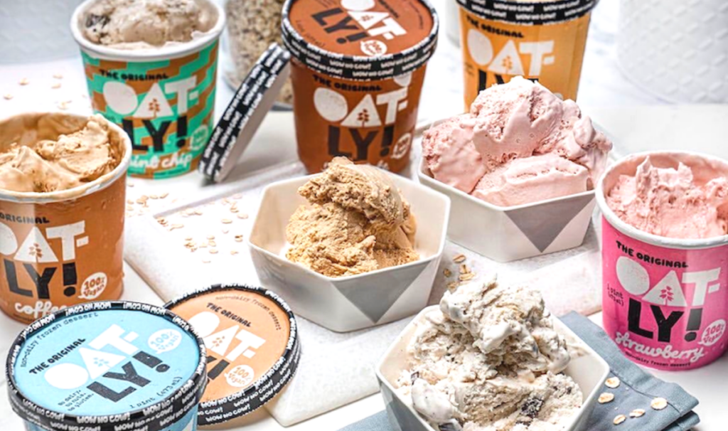 Vegan and dairy-free ice cream from Oatly