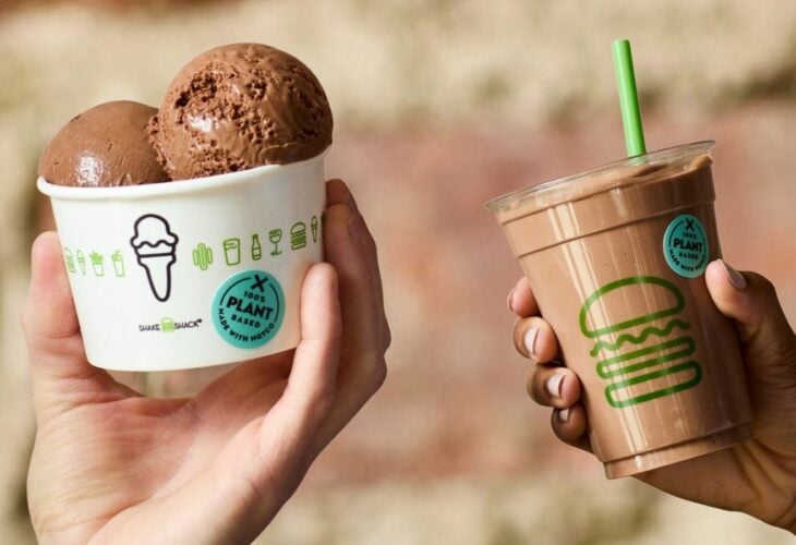 Shake Shack dairy-free desserts, including vegan frozen custard