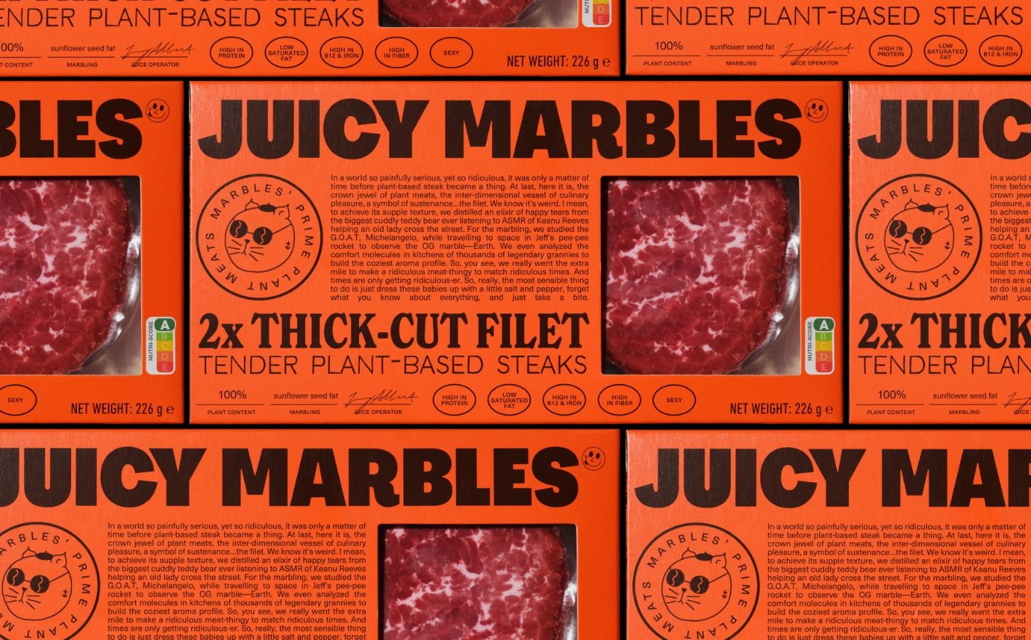 Juicy Marbles vegan steaks from Waitrose