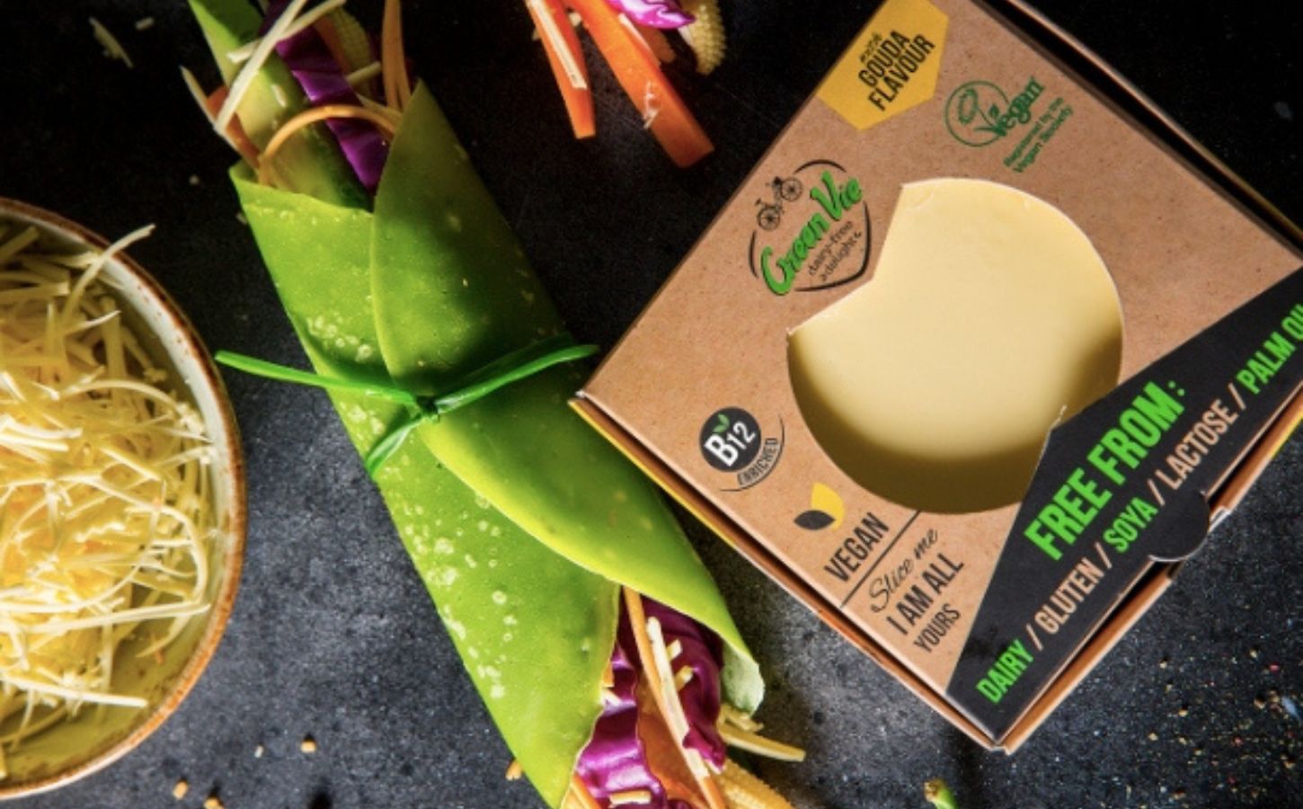 Vegan cheese from plant-based brand Green Vie