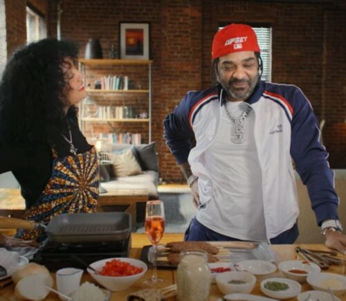 Jim Jones and plant-based chef Charlise Rookwood on the Black Vegan Cooking Show