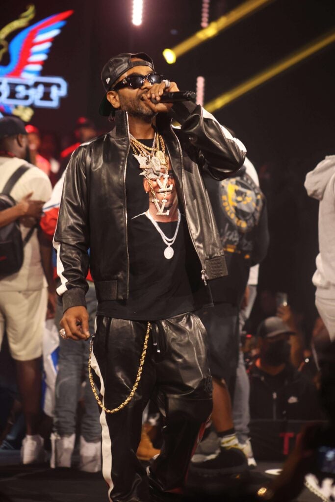 Rapper Jim Jones at the Hulu Theater at Madison Square Garden in NYC