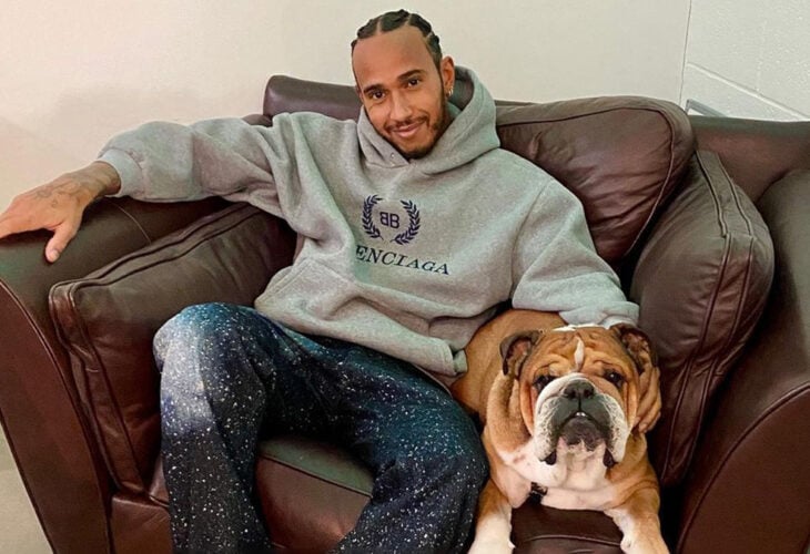 Vegan celebrity and athlete Lewis Hamilton