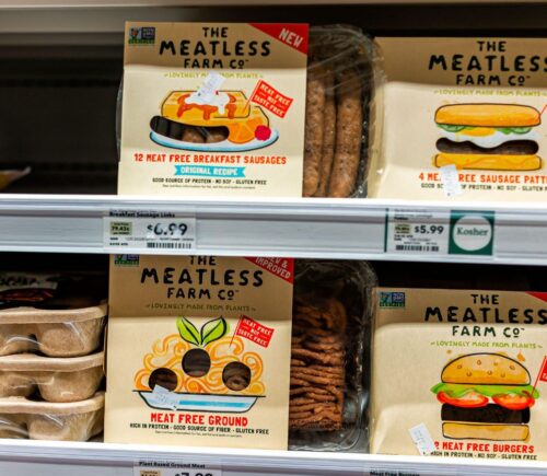 Vegan meat from plant-based food brand Meatless Farm