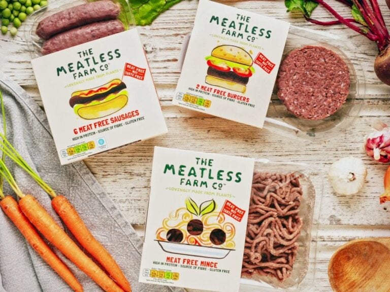 Vegan meat products from Meatless Farm