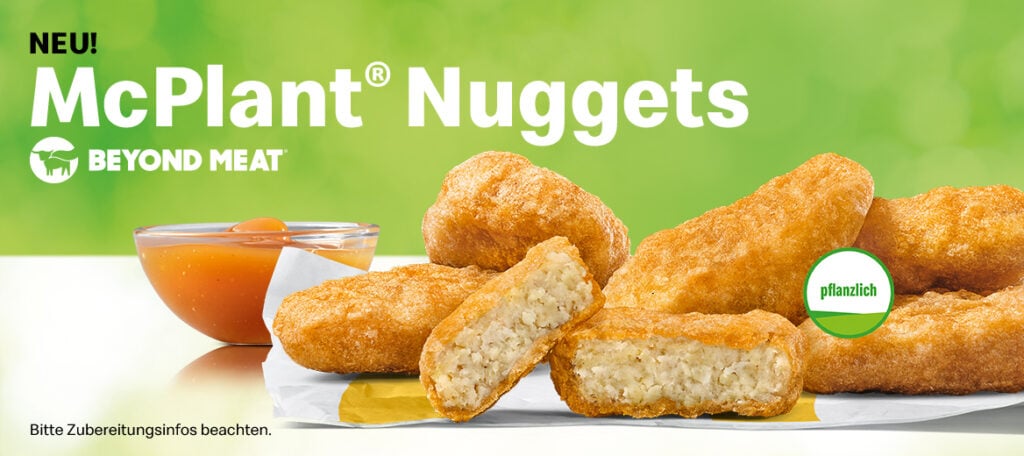 McDonald's plant-based McNuggets on the German meat-free menu