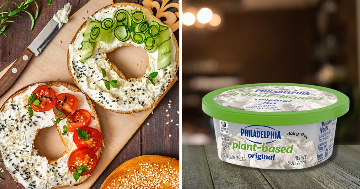 Philadelphia introduces plant-based cream cheese