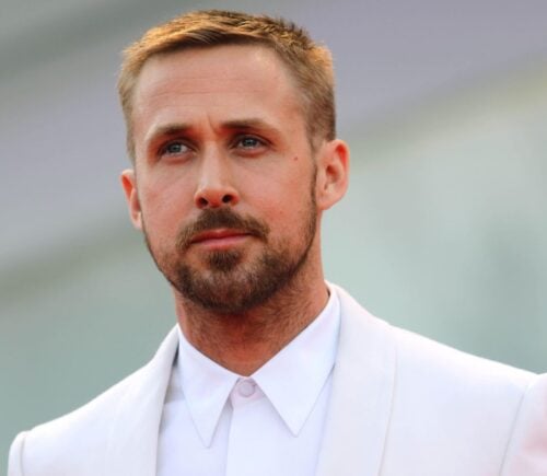 Ryan Gosling, star of the Barbie movie, on the red carpet
