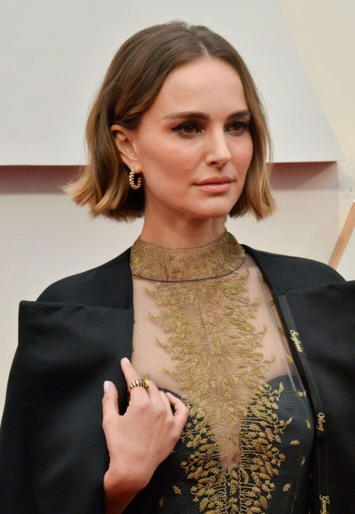 Vegan actor Natalie Portman at the 92nd annual Academy Awards