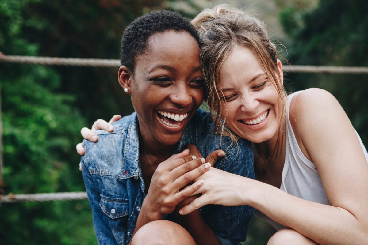 A vegan couple who met on a dating app