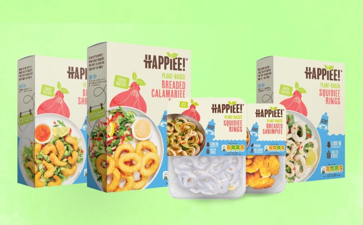 Vegan seafood products from HAPPIEE!