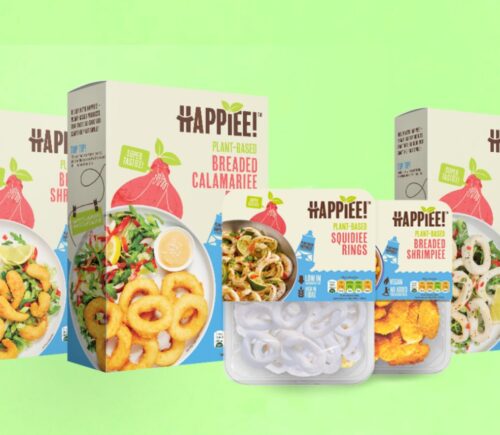 Vegan seafood products from HAPPIEE!