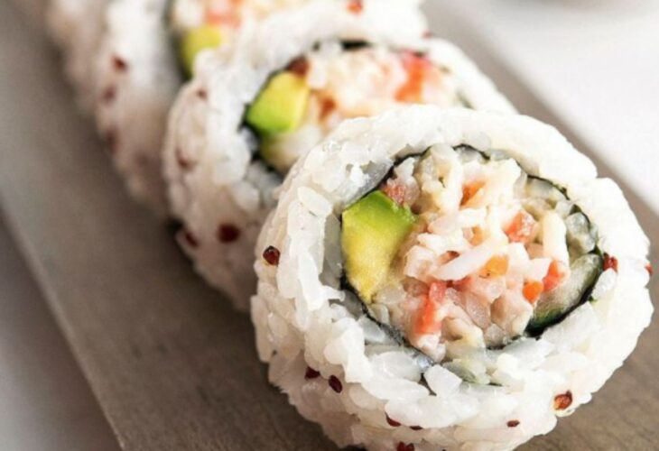 Vegan sushi from plant-based seafood start-up Konscious Foods
