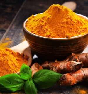 A bowl of the spice turmeric, which is thought to contain a number of health benefits