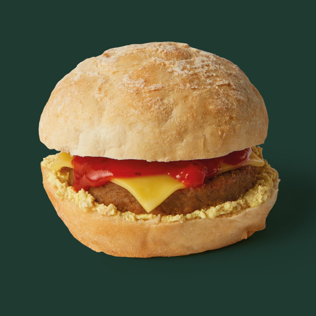 A vegan Beyond Meat Breakfast Sandwich from Starbucks