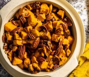 Maple Roasted Sweet Potatoes from Romy London