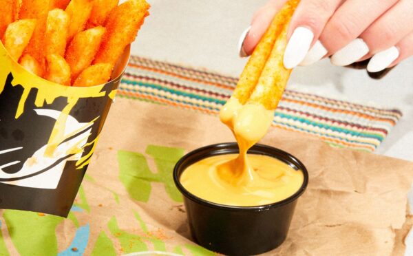 Vegan nacho cheese sauce for Nacho Fries at Taco Bell