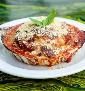 A dairy-free and vegan Parmigiana from plant-based London restaurant Plant Club
