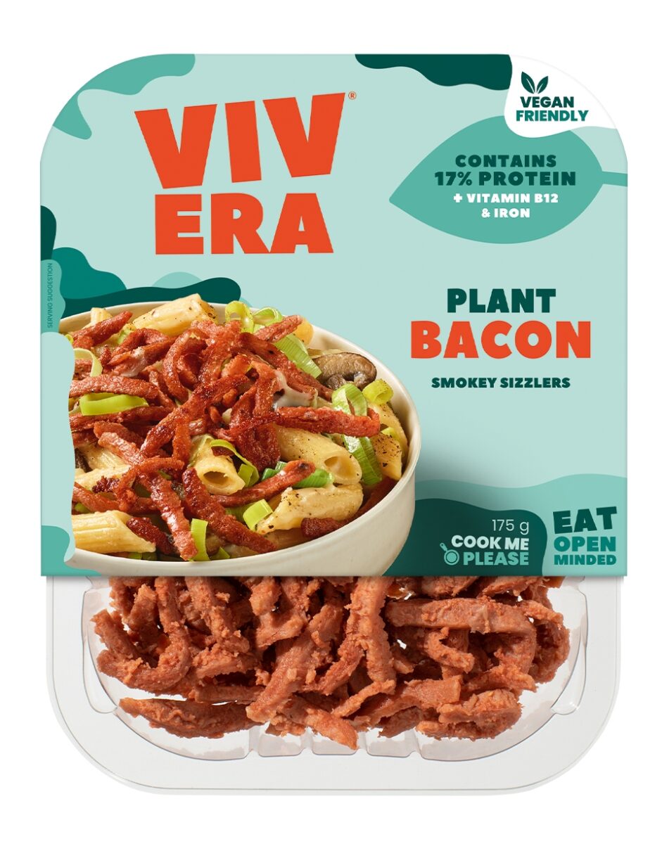 A pack of plant-based Vivera vegan bacon
