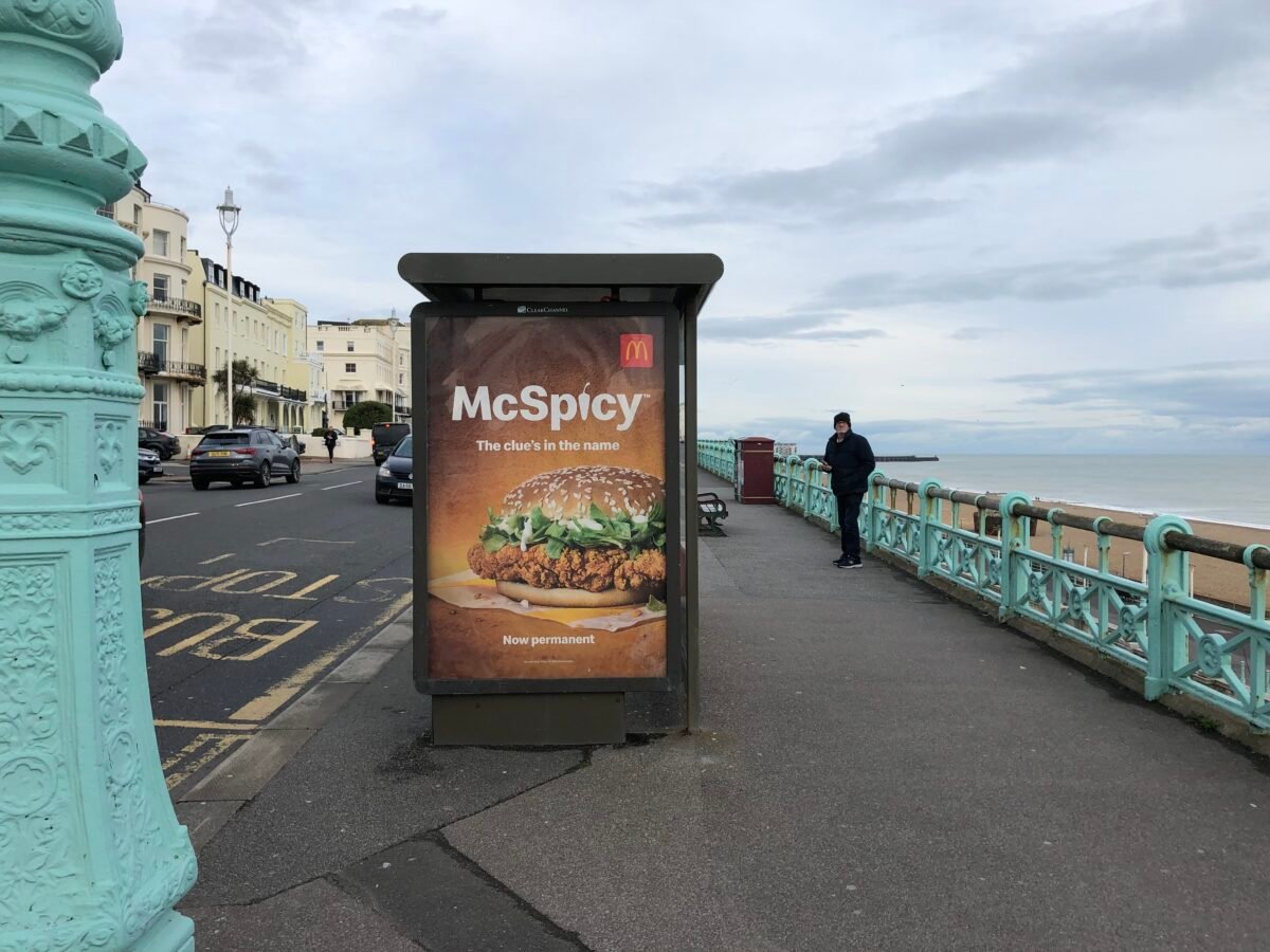 McDonald's McSpicy Advert in Brighton
