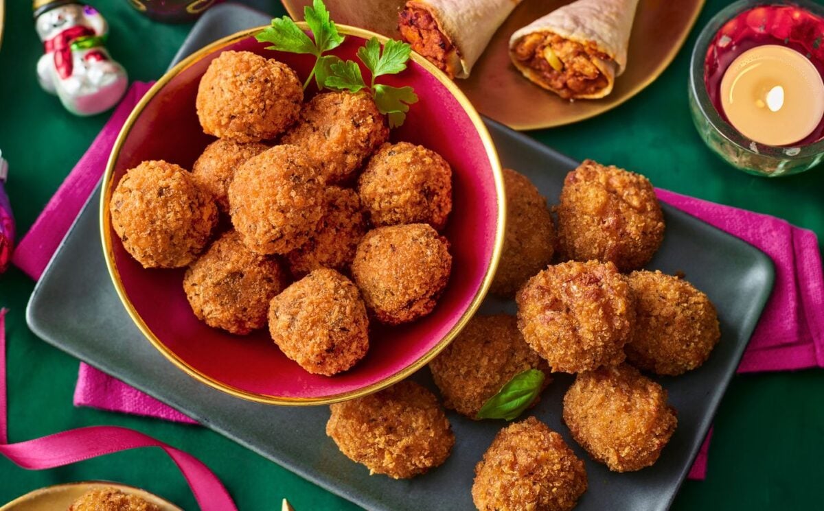 Tesco Plant Chef Paella Arancini Bites