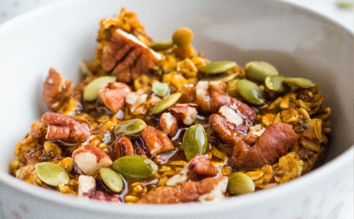 Pumpkin baked oat meal, a perfect fall recipe idea