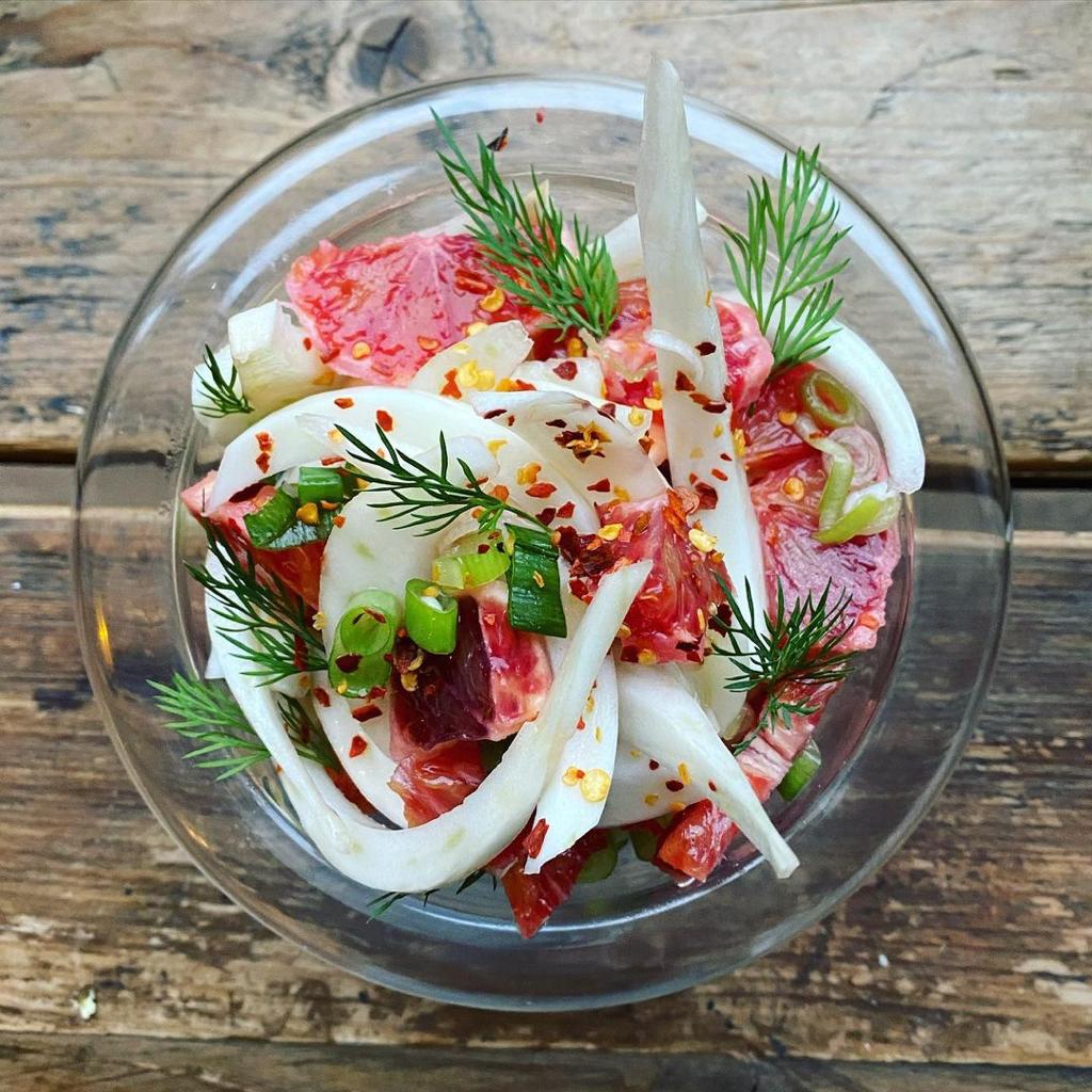 A Sicilian Salad made with a traditional recipe